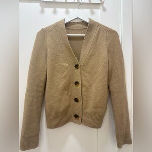 Vince Tan Women's Cardigan Cashmere Sweater